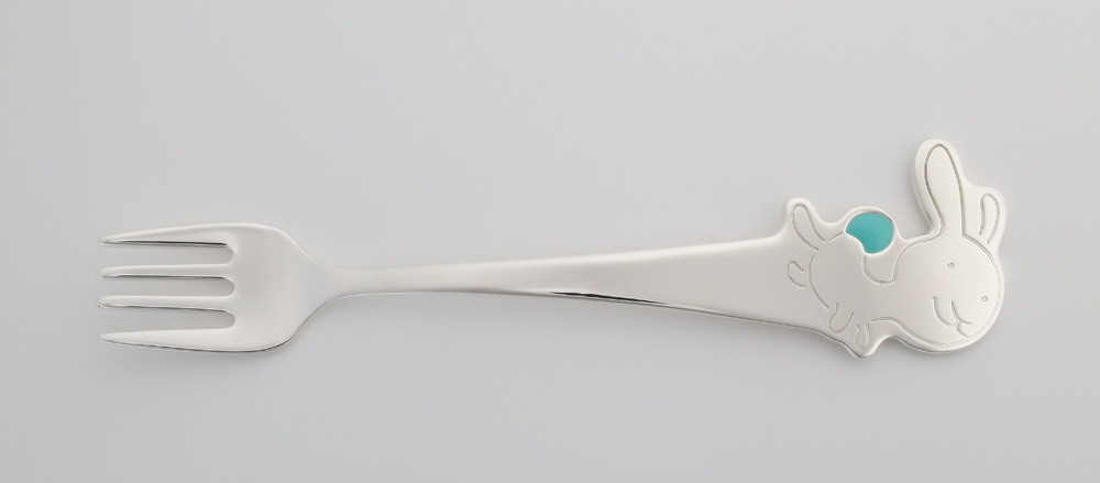 Tiny Tiffany Baby Rabbit Fork in Sterling Silver, 43.5 Grams