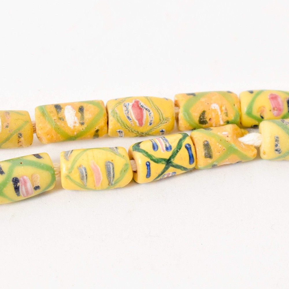 Venetian Yellow Trade Beads