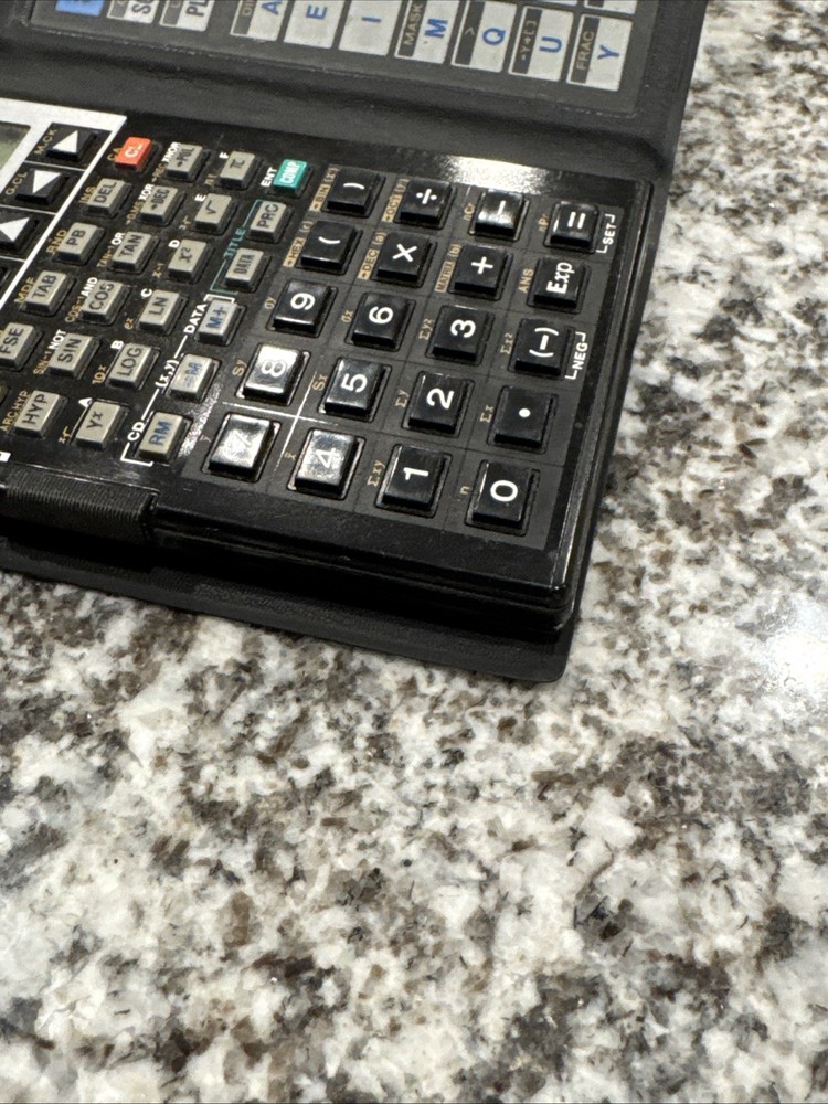 SHARP EL-9000 Super Scientific Calculator Graphic Programmable Works Dark Screen