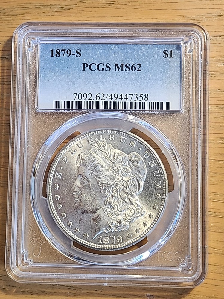 1879 S PCGS MS62 MORGAN 90% SILVER