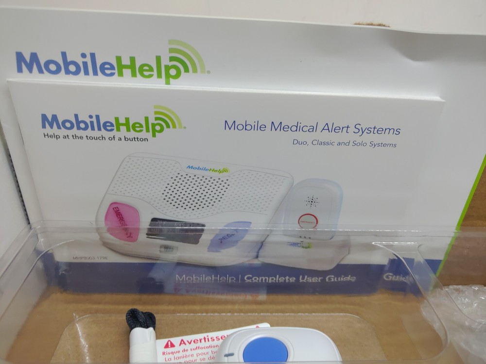 Mobile Help Senior Citizen Emergency Or Fall Device System with Watch & Button