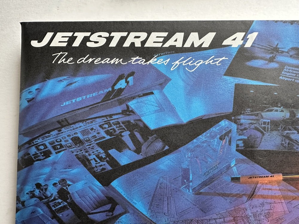 British Aerospace JETSTREAM 41 Commemorative Envelope 1991 1st Flight SIGNED (4)