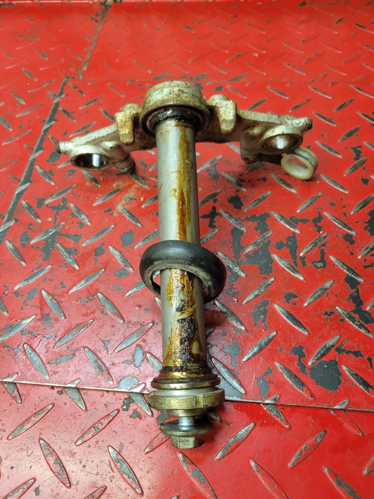 1986 Suzuki DS80 Lower Triple Tree Assembly