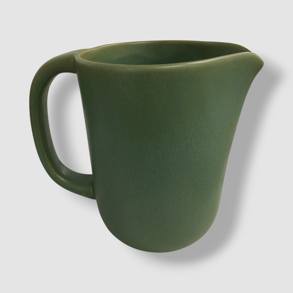 Oake Green Rustic Stoneware Pitcher