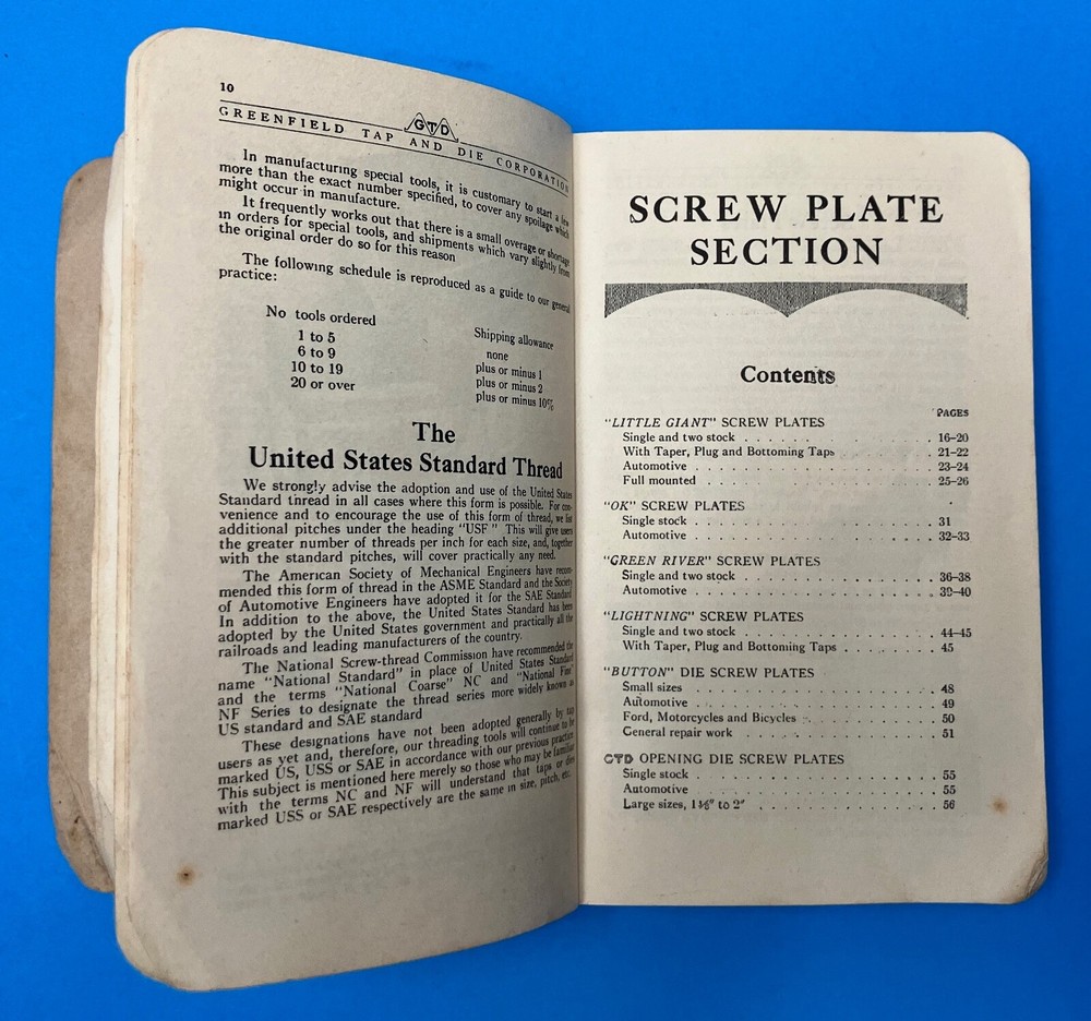 SMALL TOOLS Catalog No. 49 Illustrated Paperback 1925