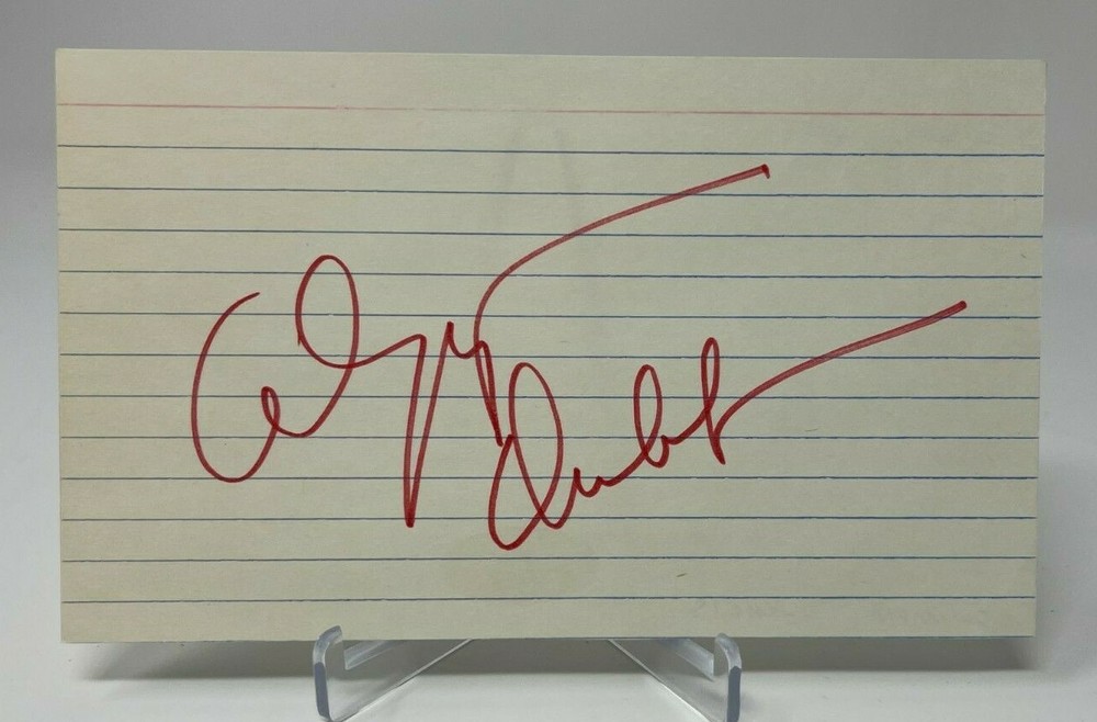 Olympia Dukakis Signed Index Cover JSA COA