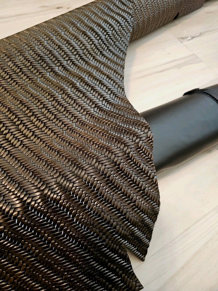 3-4oz OLIVE GREEN BASKET WOVEN EMBOSSED LEATHER HIDE SIDE SHEET,PANEL MEDIUM