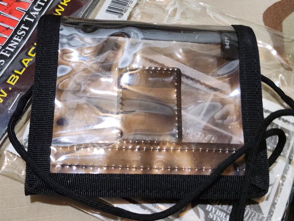 Blackhawk Concealed Neck ID Holder Black READ DESCRIPTION! READ DESCRIPTION! REA