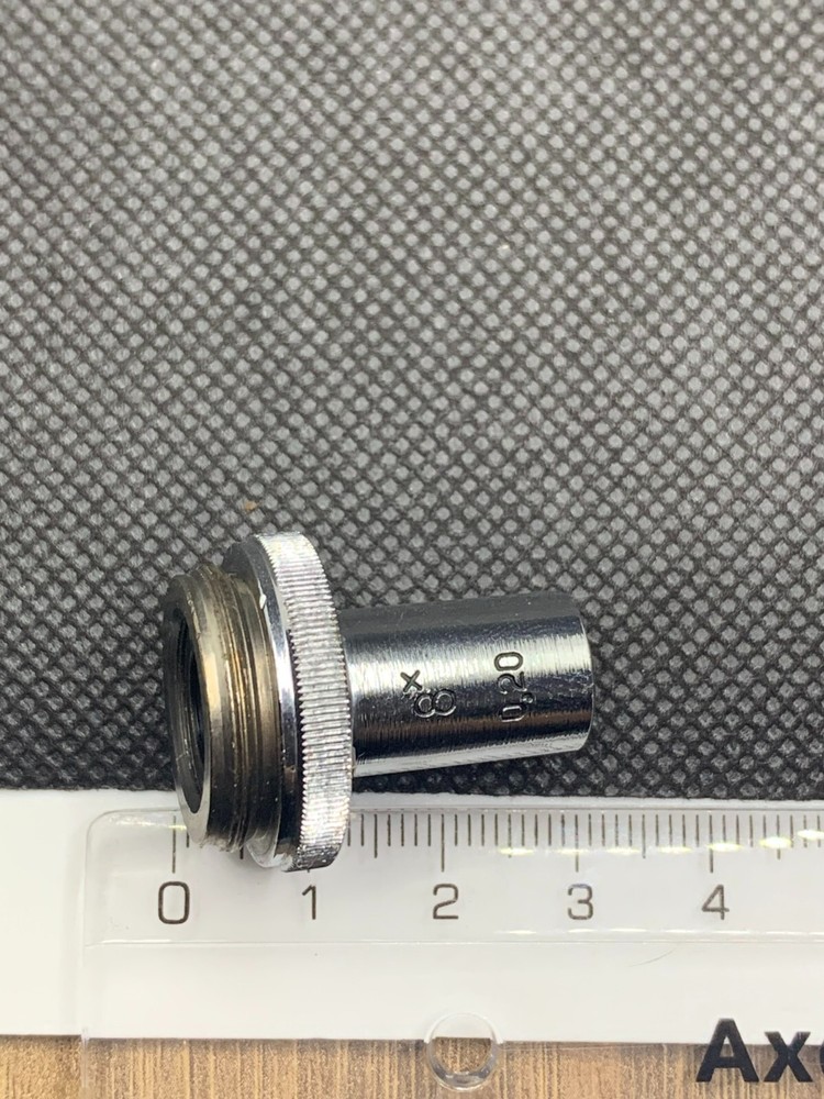 Vintage Lens from Soviet Microscope. LOMO. USSR Monocular Microscope. 8X. 0.20.