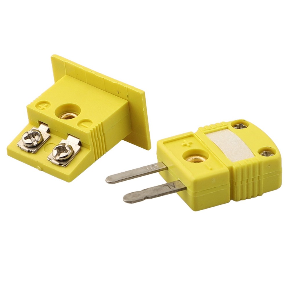 K Type Miniature Connection Kit with Panel Mounting Alloy Connector Set