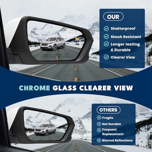 Side mirror assembly replacement, left side mirror assembly replacement, right