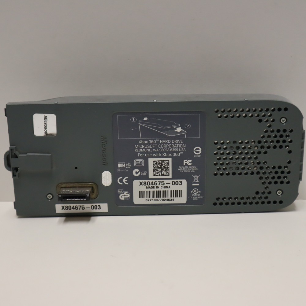 Microsoft Xbox 360 External Hard Drive HDD Untested