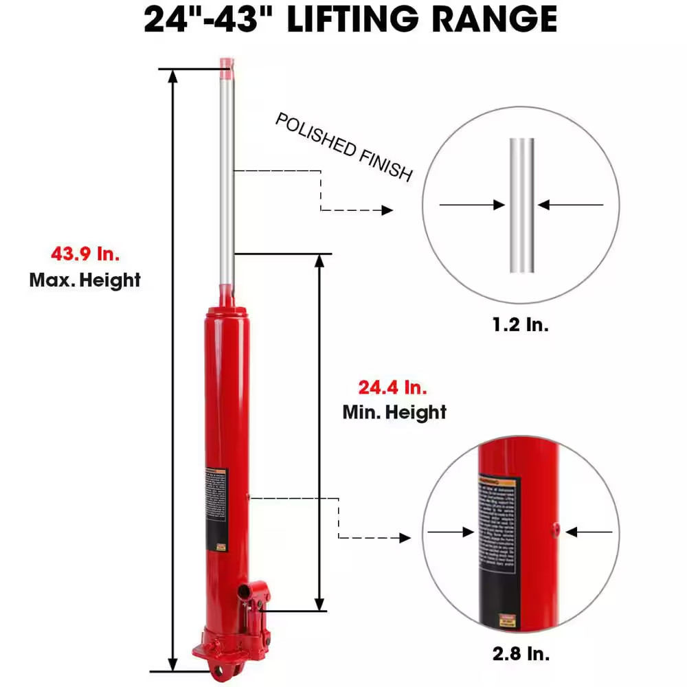 3-Ton Long Ram Jack