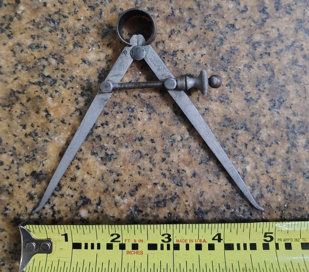 🗽 VINTAGE STARRETT 4-1/2" ID CALIPER