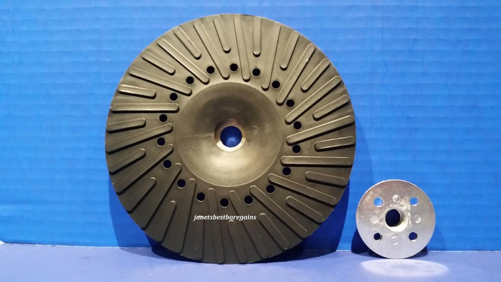 Angle Grinder 7 Inch Resin Fiber Backing Backer Pad 5/8"-11 Threaded Locking Nut