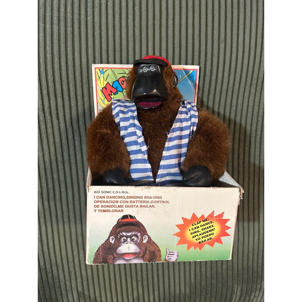 Vintage Magogo Dancing Singing Shaking Gorilla Monkey - Untested