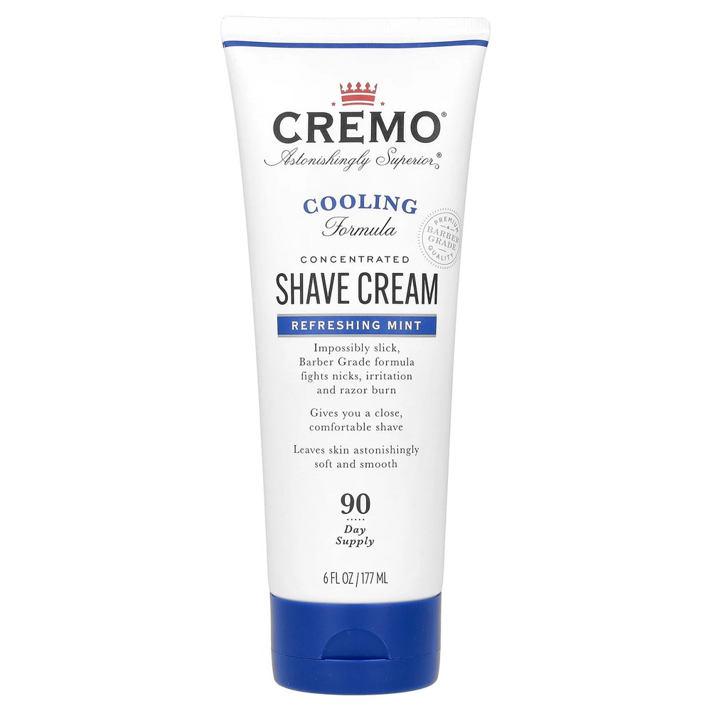 Shave Cream, Refreshing Mint, 6 fl oz (177 ml)