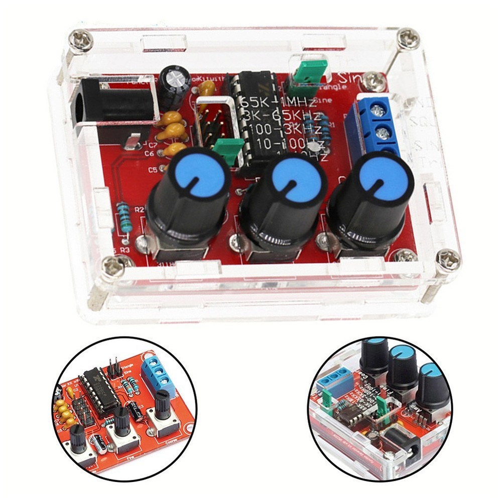 Precise signal generator for DIY projects Adjustable frequency up to 1MHz