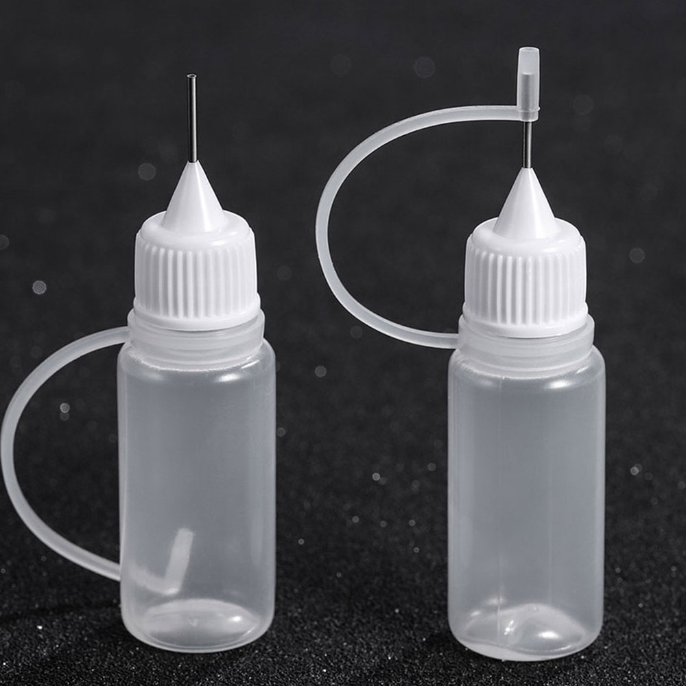 20Pcs Empty Squeeze Bottles Tip Applicator Glue Bottles for Crafts