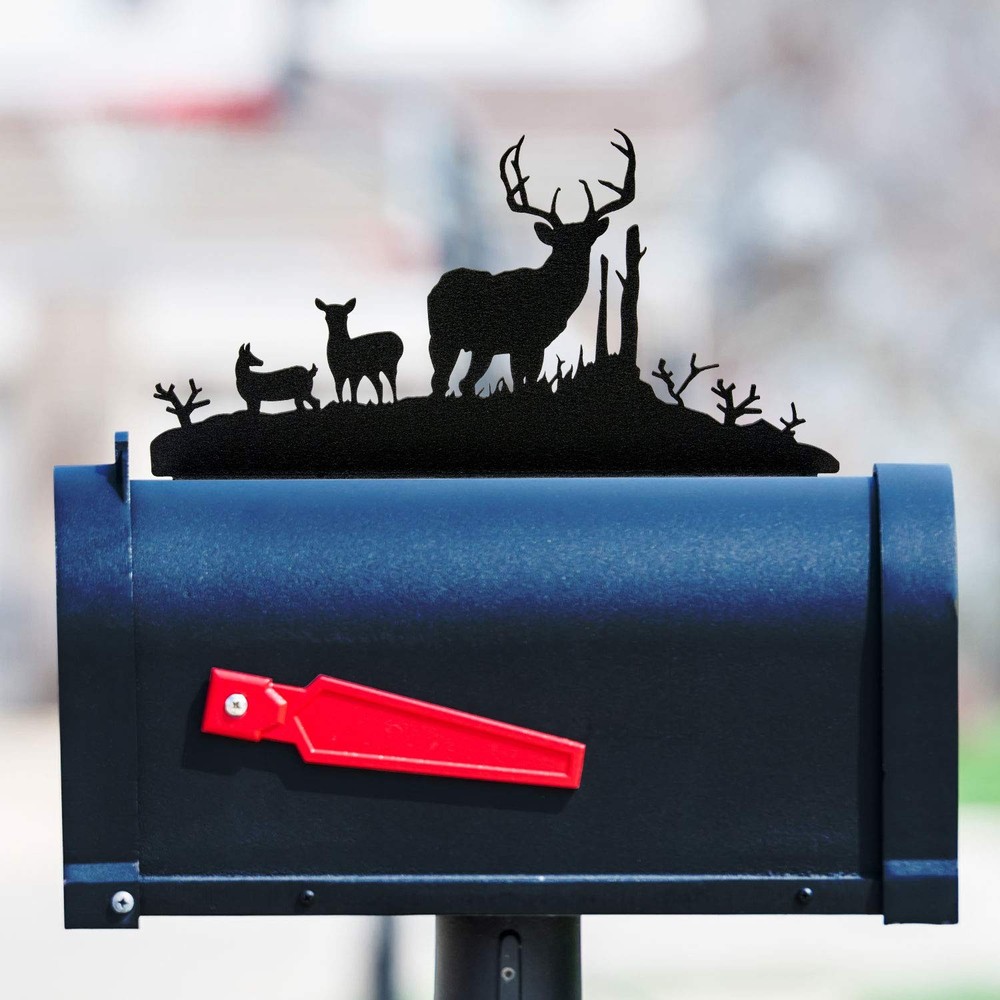 , Inc. Buck, Doe & Deer Mailbox Topper