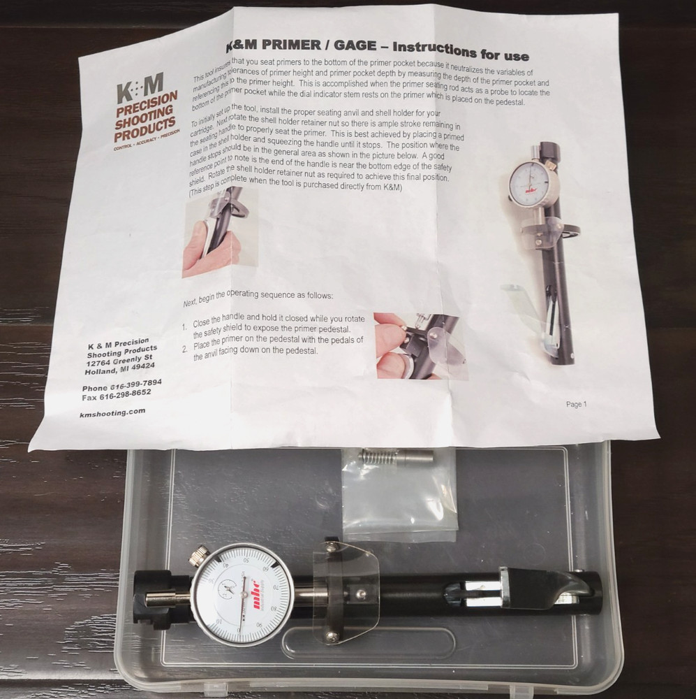 K&M Primer with Depth Gauge Hand Priming Tool (PGMOD02)