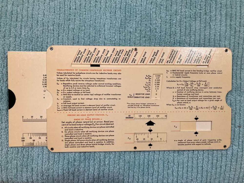 Vintage: International Rectifier Silicon Controlled Rectifier Selector 1965