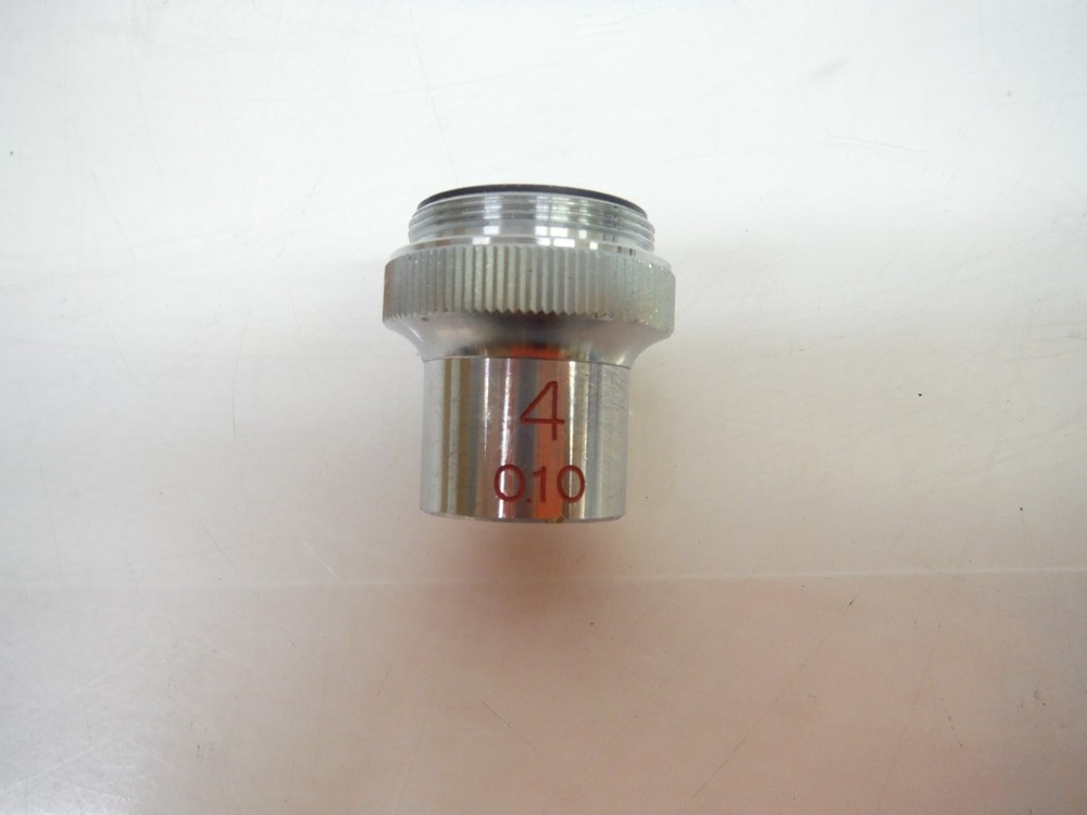 Edmund Microscope Objective Lens 4x0.10