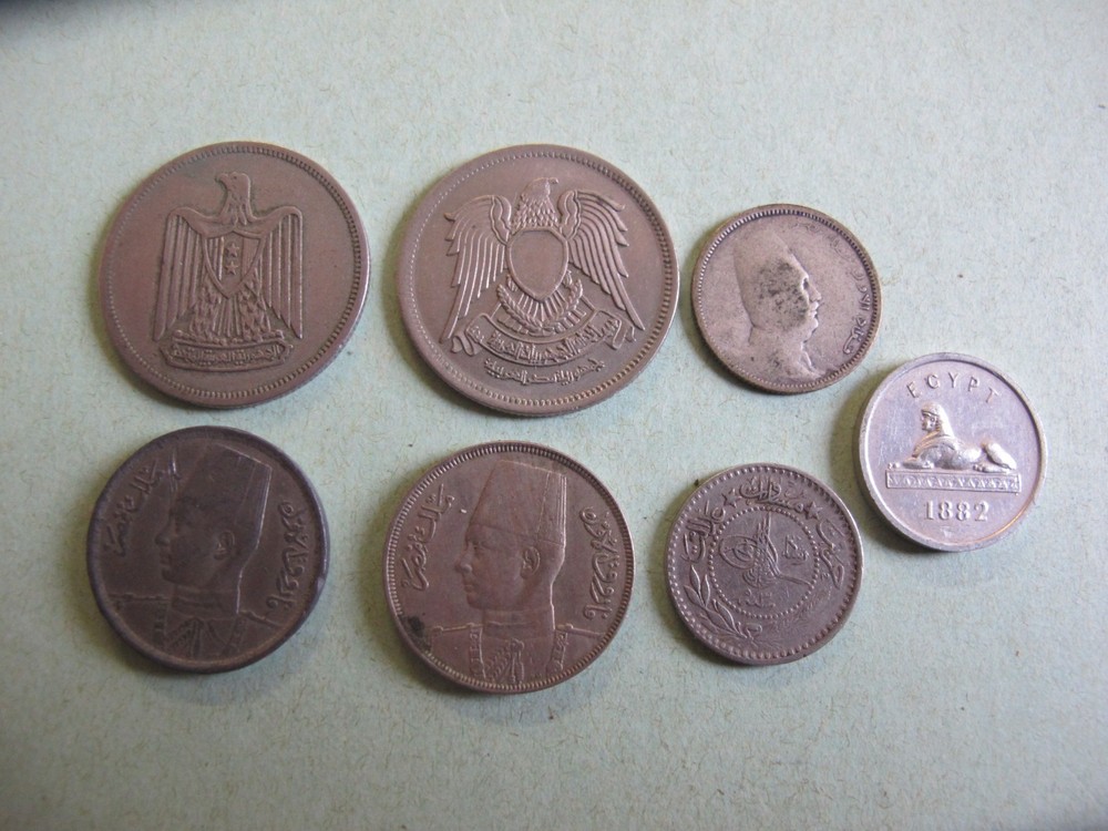 7 Egypt Coins