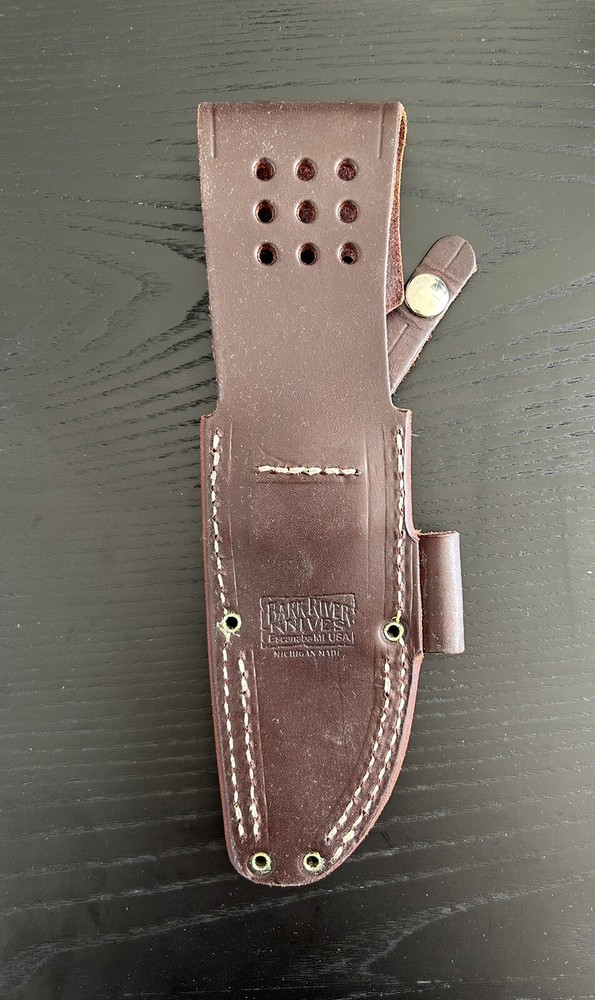 Bark River Bravo 1 LT ELMAX Rampless + Kydex Sheath + Leather Sheath!