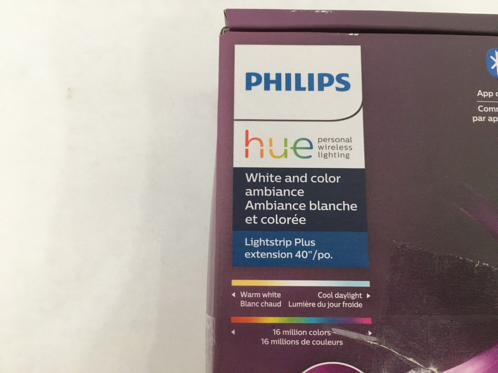 Philips Hue 40" Plug-In LED Bluetooth Lightstrip Plus Extension - 555326 (ob)