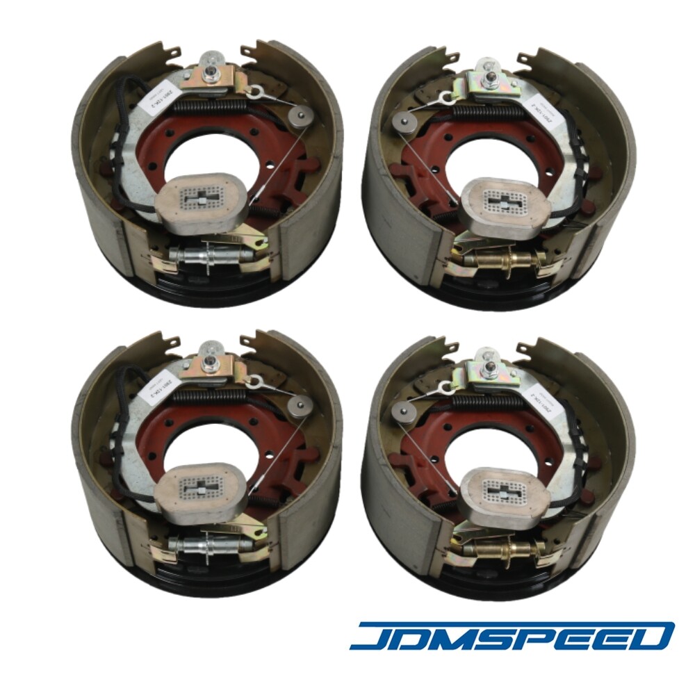 4pcs 12-1/4x5" 12K 15K Electric Backing Plate Trailer Brake For Dexter 5"