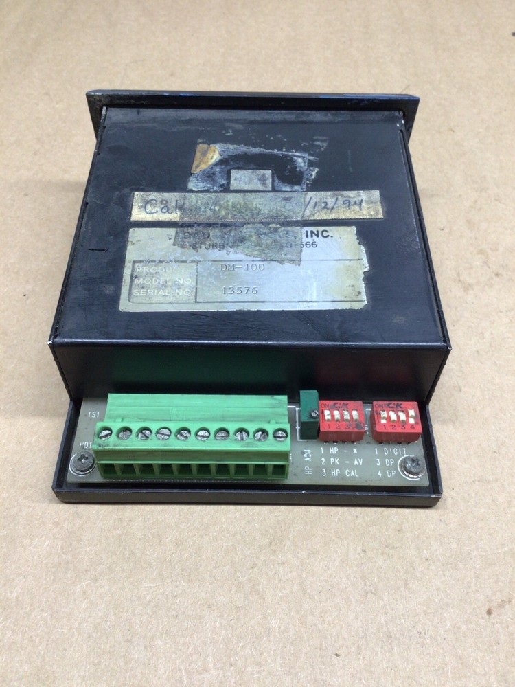 LCI DM-100 LOAD CONTROLS PANEL METER DIGITAL CONTROL DM100 #4014J120
