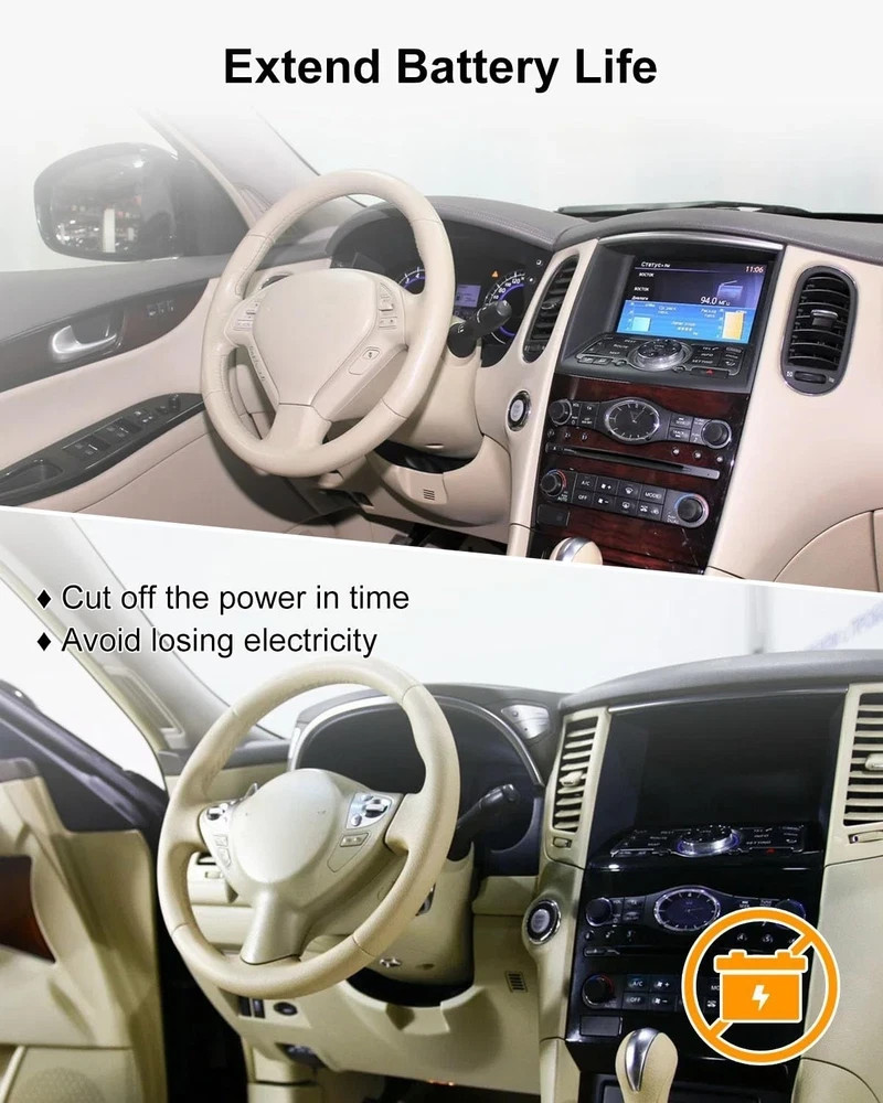 12V 500A Remote Battery Disconnect Switch, Intelligent Battery Kill Switch for