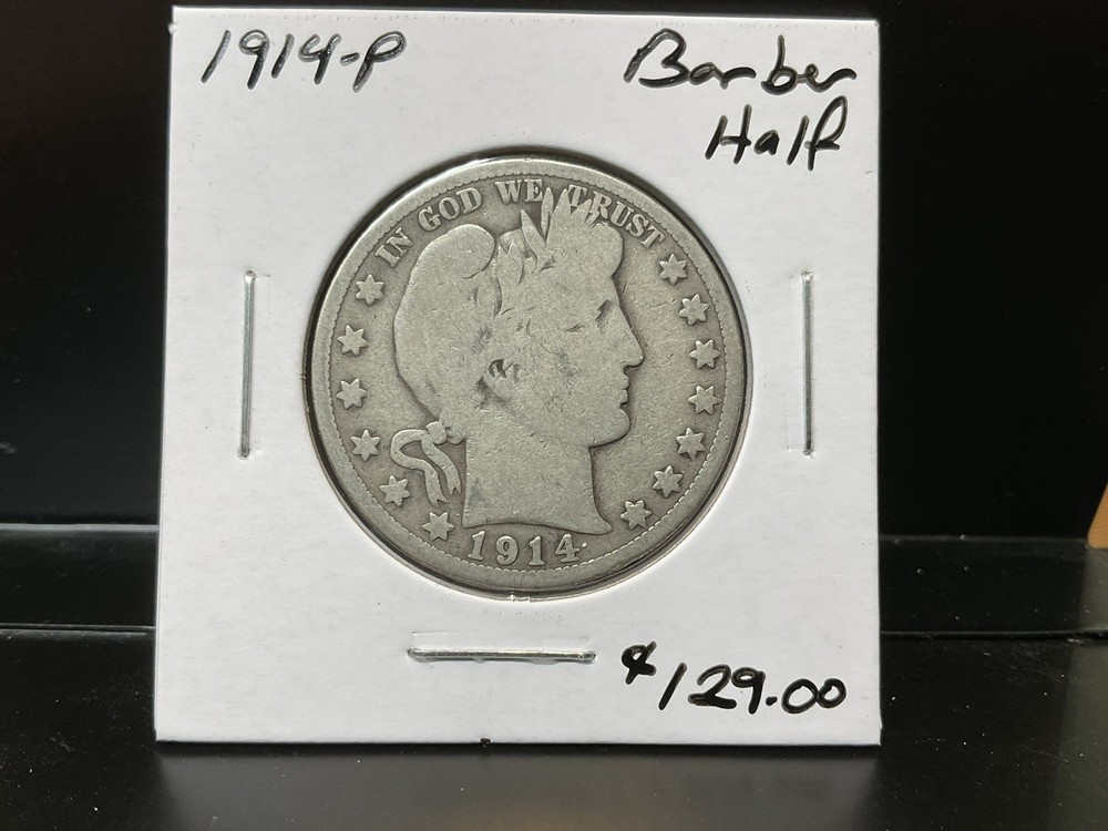 1914-P Barber Half