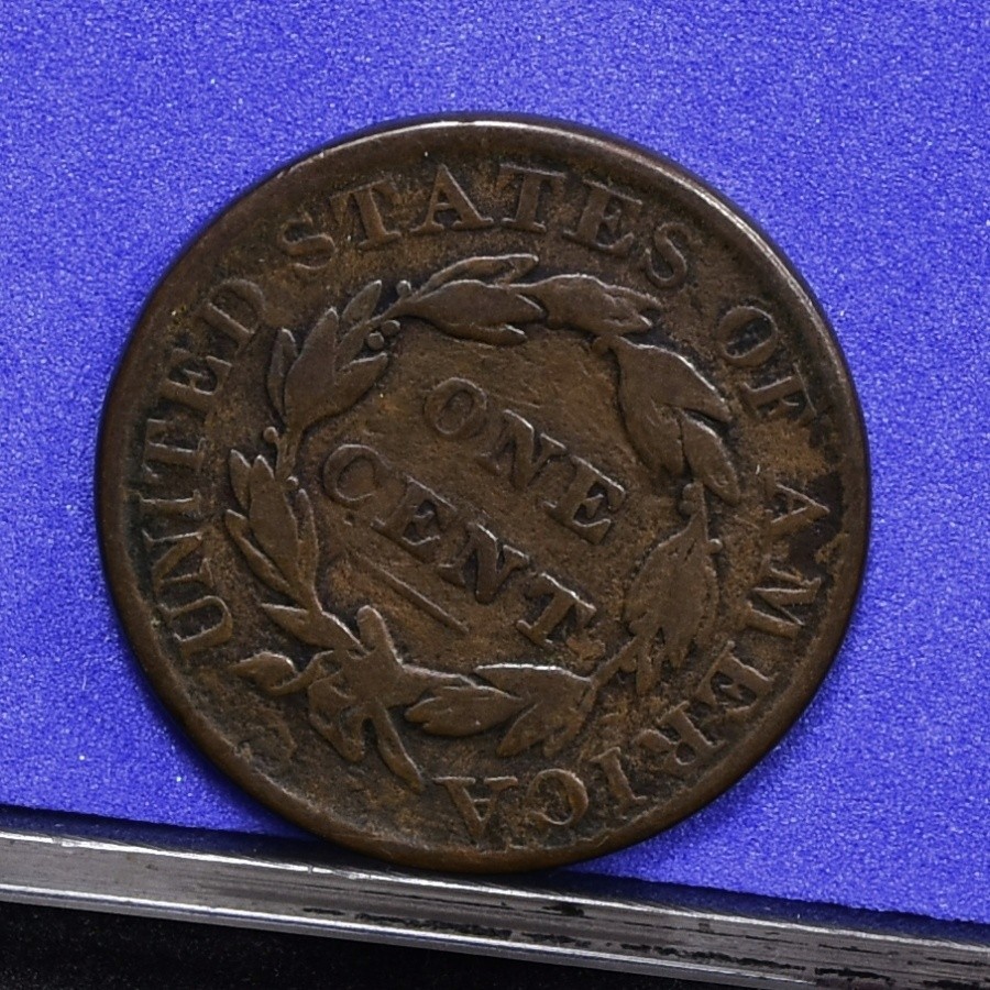 1830 Large Cent - Medium Letters - VG Details, Cleaned (#58885-L)