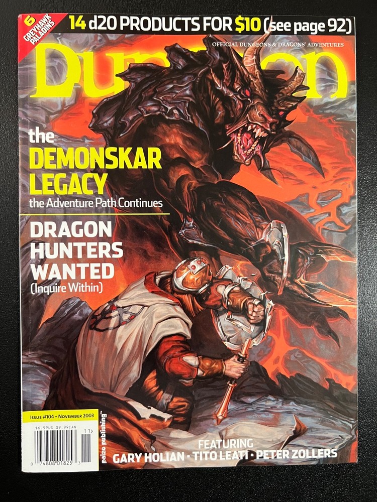 Dungeon Magazine #104 November 2003