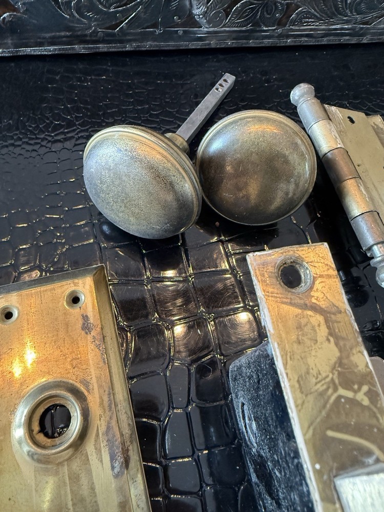 Antique Brass Door Hardware Complete Set!