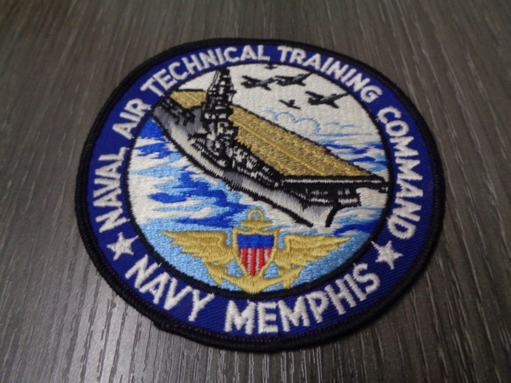 Vintage US Navy Naval Air Technical Training Command Patch - Memphis 5"