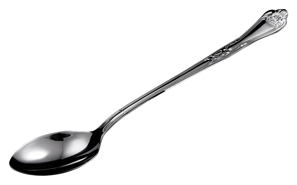 13" Solid Spoon, S/S, Elegance (12 Each)