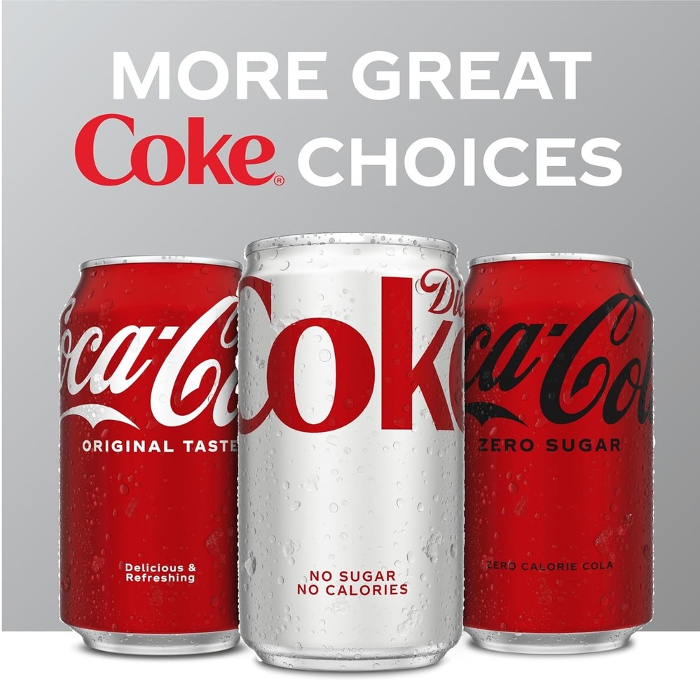 Soda Soft Drinks, 12 fl oz Fridge Pack Cans, 12 Pack - Cola Flavored Diet Sod...