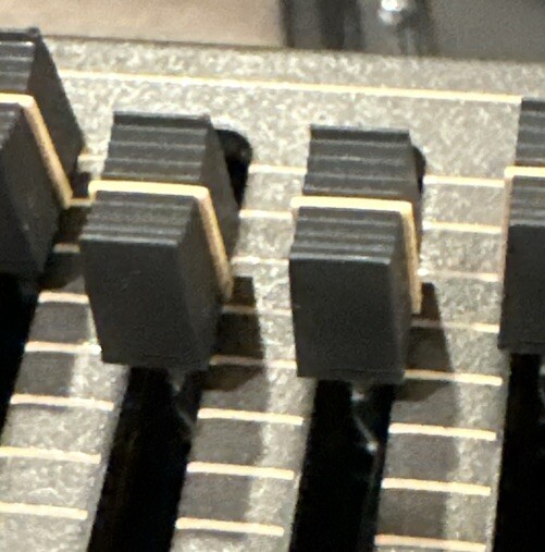 Peavey EQ-31 Graphic Equalizer *Slide Switch Knob Replacement Part * 2-pcs
