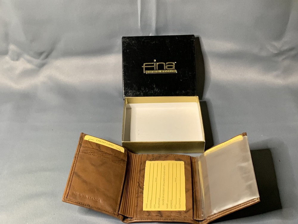 Fina Leather Goods Trifold Wallet