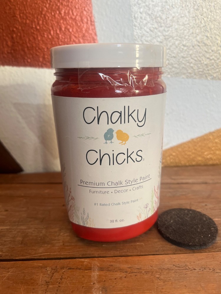 Chalky Chicks - Premium Chalk Style Paint, Furniture, Decor, Crafts- Firecracker