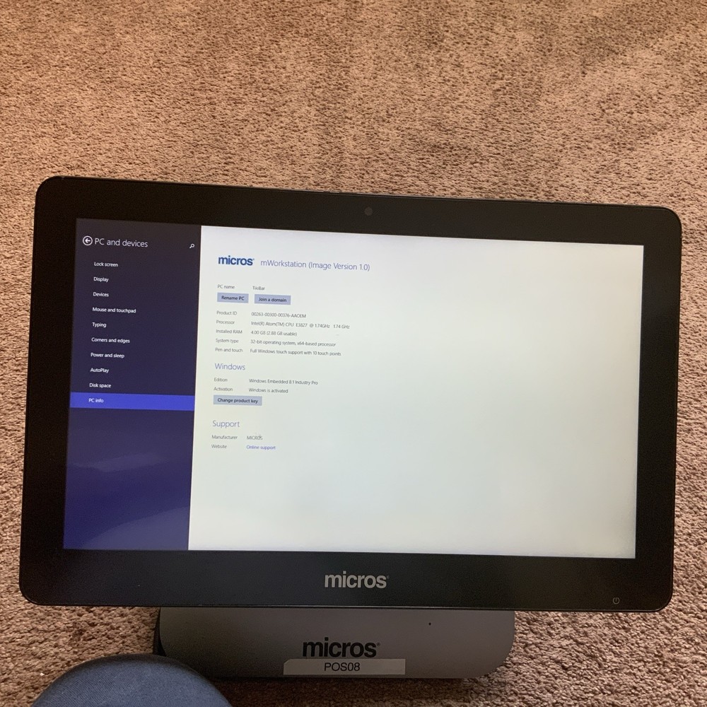 Micros m-workstation 610