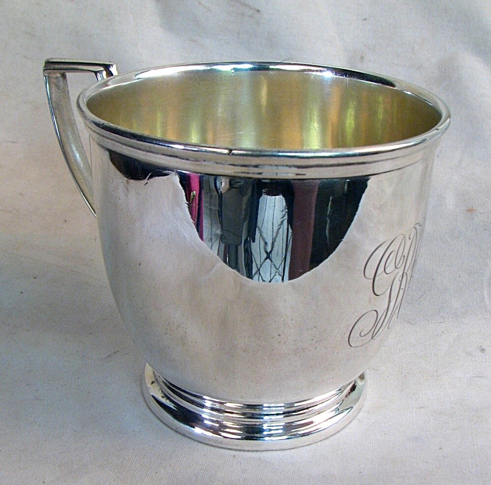 STERLING SILVER TEA COFFEE CUP J.E. CALDWELL c.1900