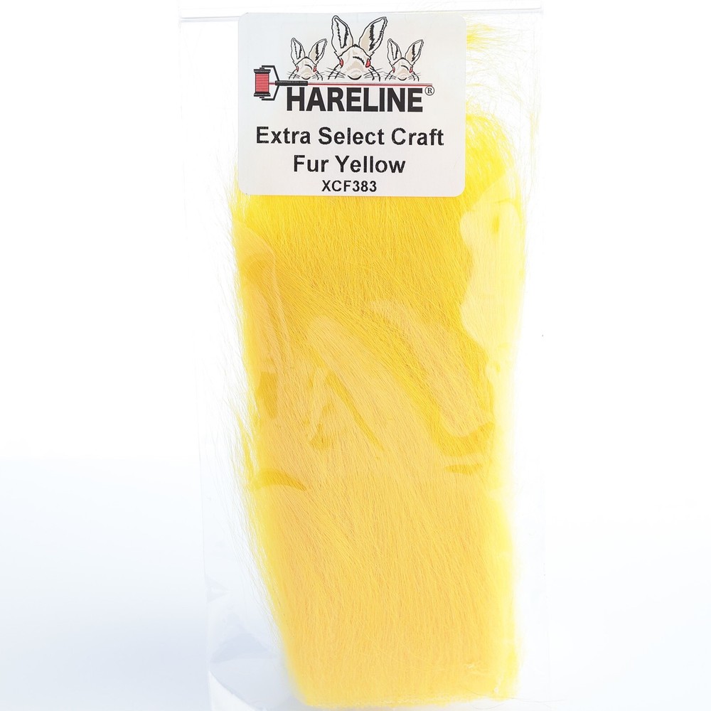 Hareline Extra Select Craft Fur - Yellow
