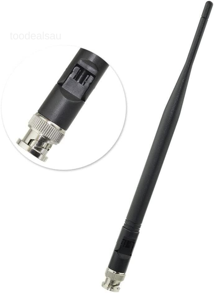 Wireless Microphone Receiver Antennas BNC Antenna 4-pack, Black