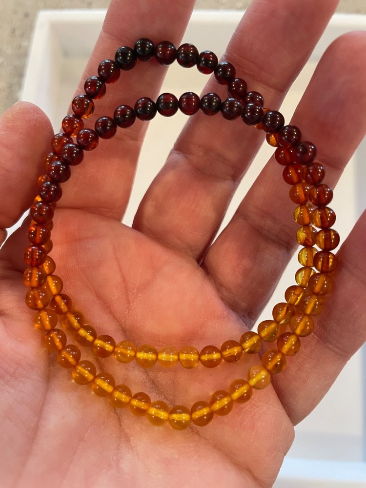 Amber bracelets 2pc