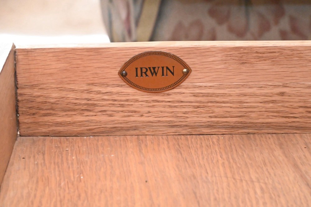 Irwin Mahogany Two-Tier Side Tables