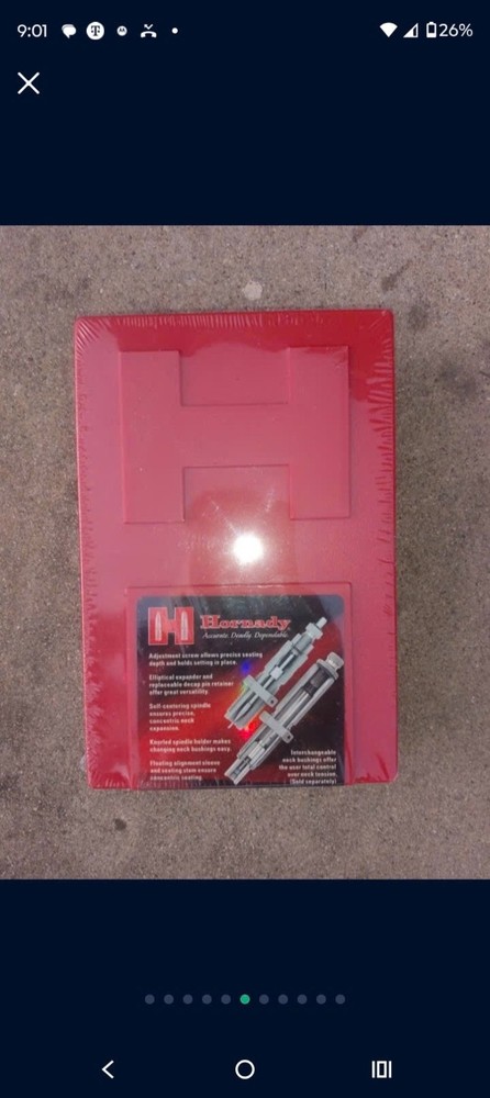 Hornady Reloading press 6.5mm Creedmoor